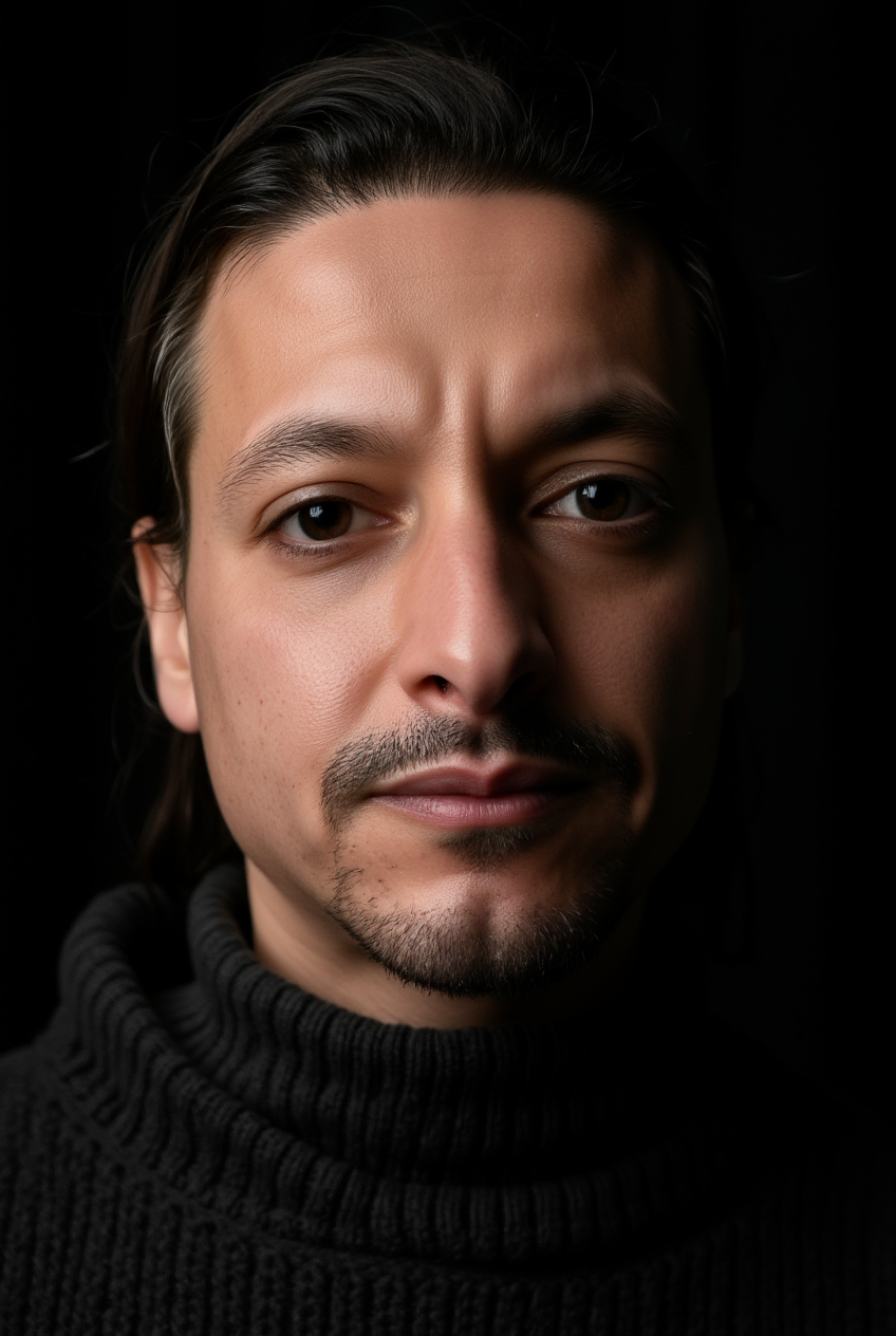 מורן קל - פורטרט קלוז-אפ בסוודר גולף