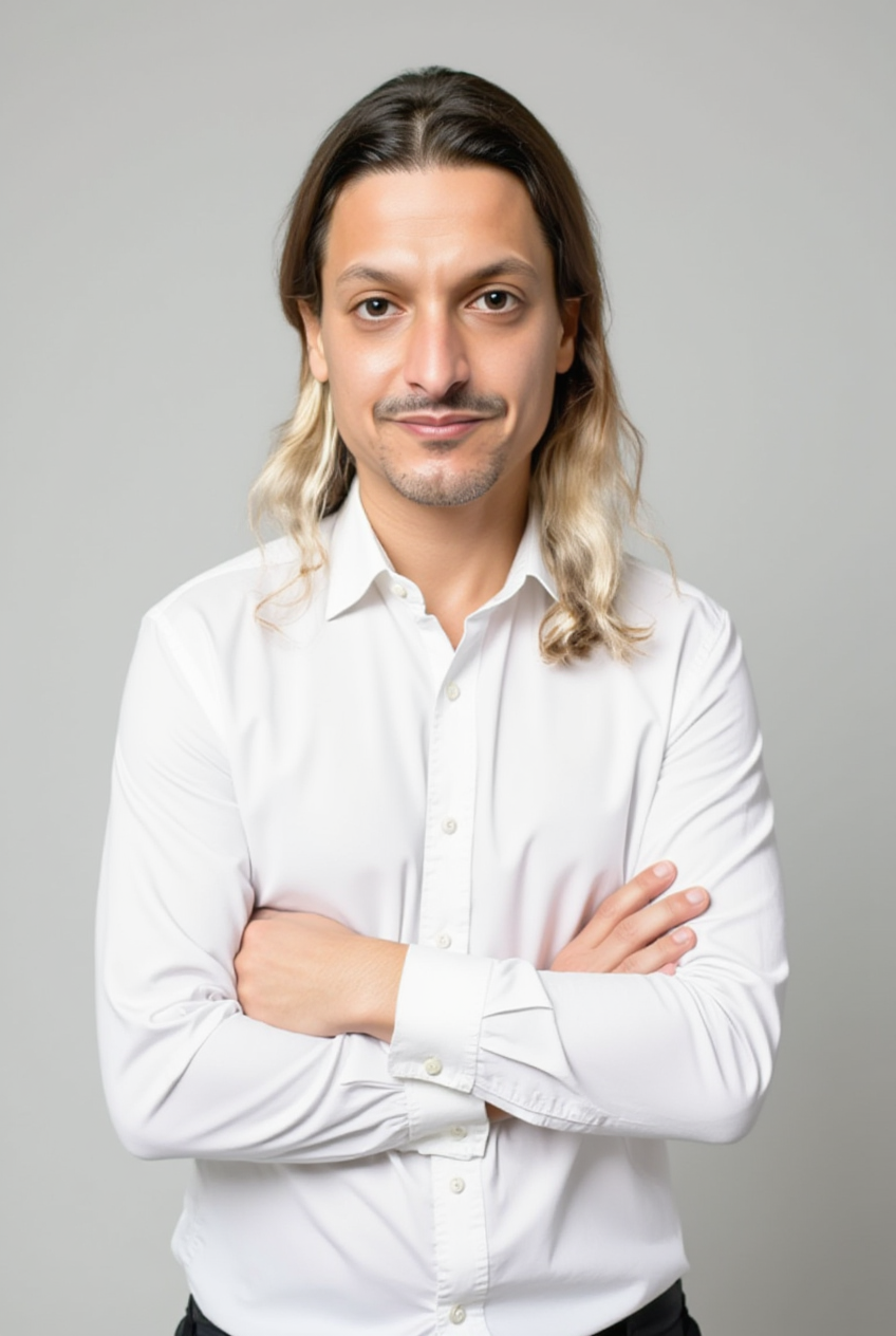 מורן קל - פורטרט בחולצה לבנה